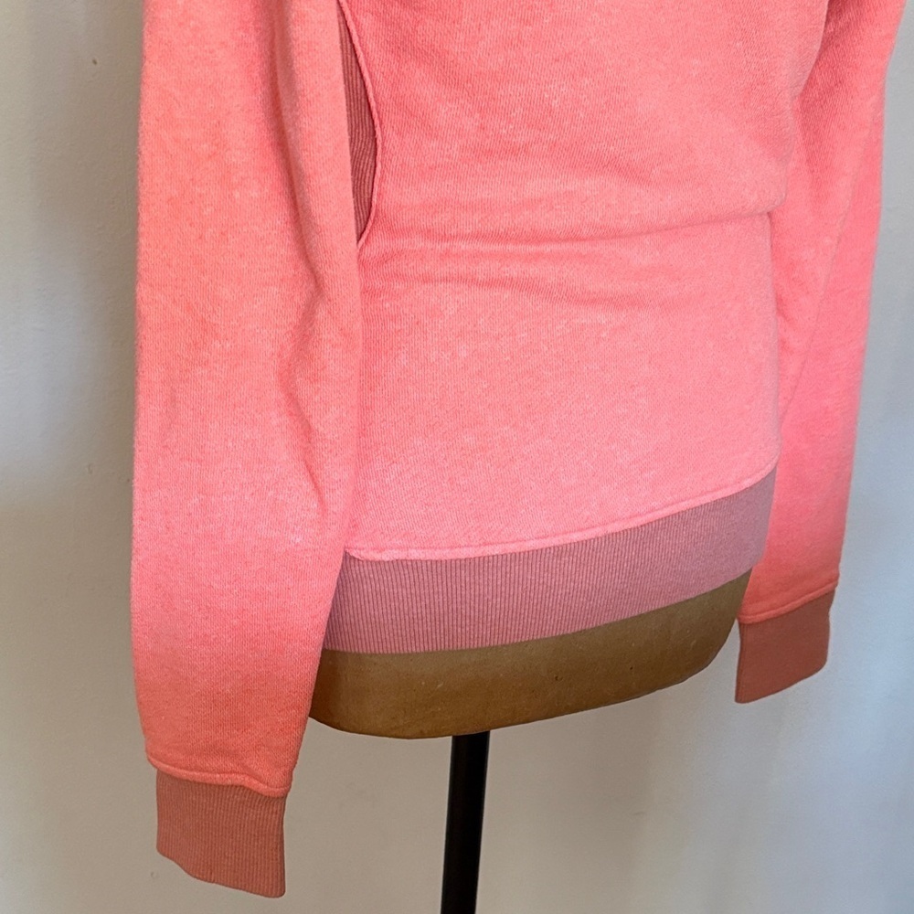 Lululemon sz 4 hot salmon pink Scuba Pink Zip-Up Hoodie great pre owned cond - Picture 6 of 8